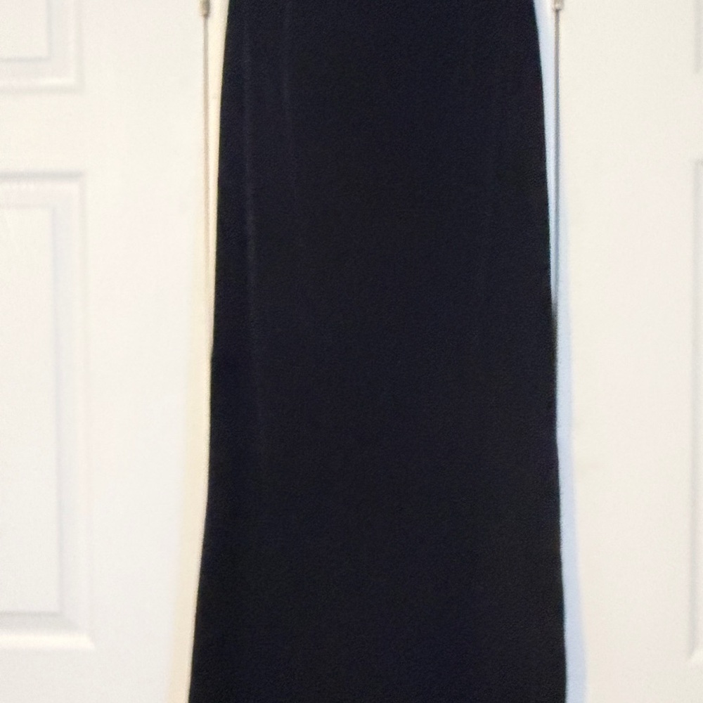 Jax Essentials Velvet Black Women's Maxi Skirt Size Medium
